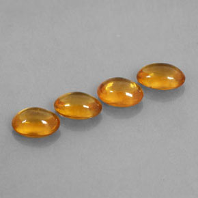 Pedras preciosas de safira laranja natural de 2,43 ct, transparente, transparente/translúcido