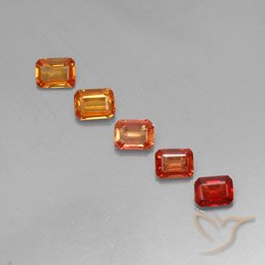 Pedras preciosas de Safira Multicolorido natural de 1.34 ct, Corte Octógono / Esmeralda, VVS-VS