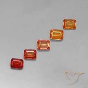 Pedras preciosas de Safira Multicolorido natural de 1.34 ct, Corte Octógono / Esmeralda, VVS-VS