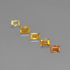 Pedras preciosas de safira multicolorido natural de  ct, baguete, VVS-VS