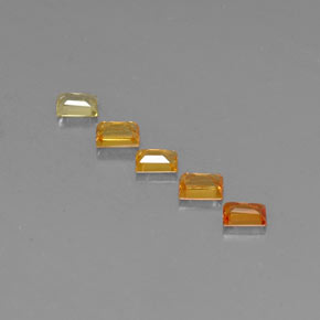 Pedras preciosas de safira multicolorido natural de  ct, baguete, VVS-VS