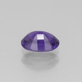 Safira violeta natural 0,65ct, corte oval, VVS-VS