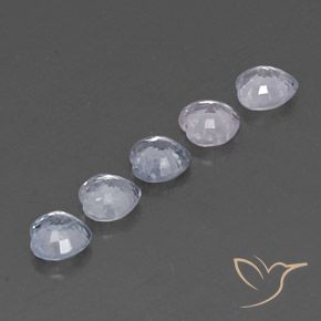 Pedras preciosas de Safira Branco azulado natural de 1.95 ct, Coração, VVS