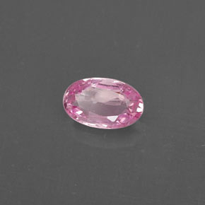 Safira rosa natural 0,29ct, corte oval, VVS-VS