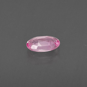 Safira rosa natural 0,29ct, corte oval, VVS-VS