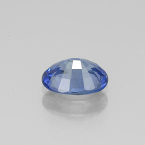 Safira azul natural 0,96ct, corte oval, VS