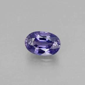 Safira azul natural 0,67ct, corte oval, VVS