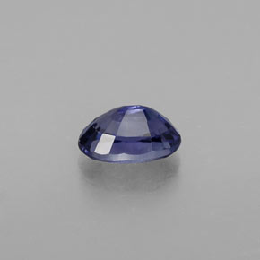 Safira violeta natural 0,68ct, corte oval, VS-SI