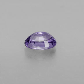 Safira violeta natural 0,68ct, corte oval, VVS