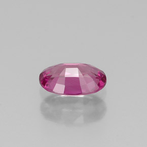 Safira violeta natural 0,51ct, corte oval, VVS