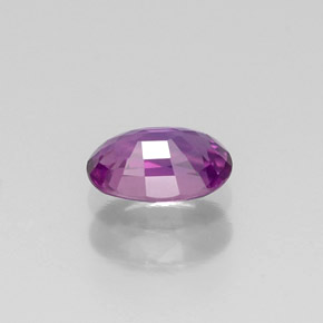 Safira violeta natural 0,62ct, corte oval, VVS-VS