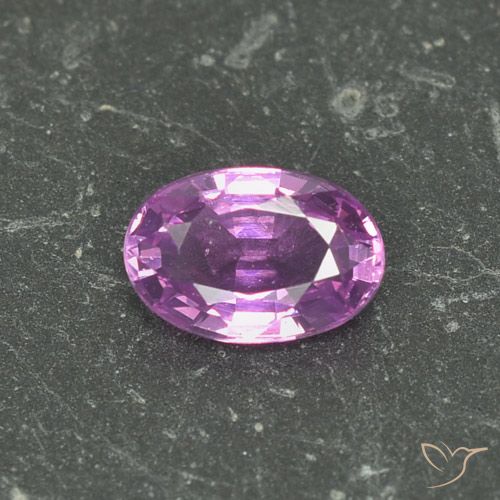 0.64ct Natural Roxo Intenso Safira, oval, VS