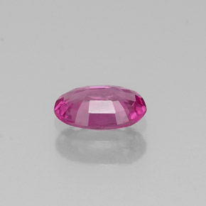 Safira rosa natural 0,48ct, corte oval, VS