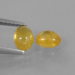 Pedras preciosas de safira amarelo natural de  ct, transparente, transparente/translúcido