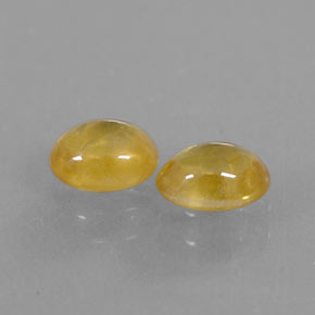 Pedras preciosas de safira amarelo natural de  ct, transparente, transparente/translúcido