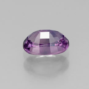 Safira violeta natural 0,74ct, corte oval, VVS