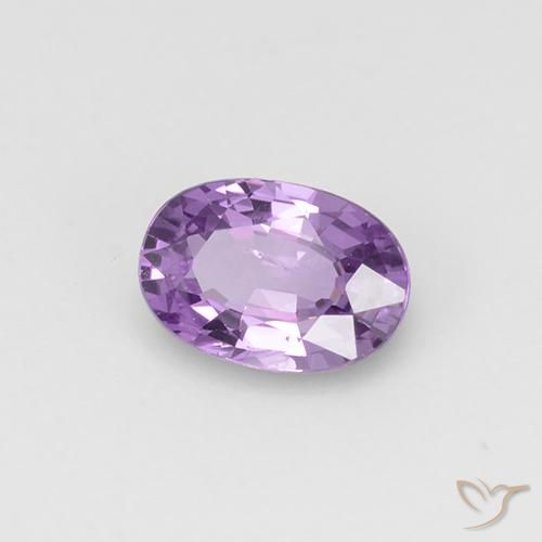 Safira Violeta Claro-Médio Natural 0.58ct, oval, VS