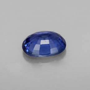 Safira azul natural 2,28ct, corte oval, VS