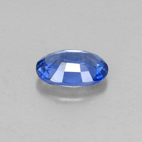 Safira azul natural 0,95ct, corte oval, VVS-VS