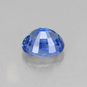 Safira azul natural 1,03ct, corte oval, VS