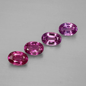 Pedras preciosas de safira multicolorido natural de  ct, corte oval, VVS