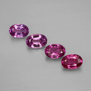 Pedras preciosas de safira multicolorido natural de  ct, corte oval, VVS