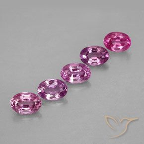 Pedras preciosas de Safira Multicolorido natural de 3.34 ct, oval, VVS-VS