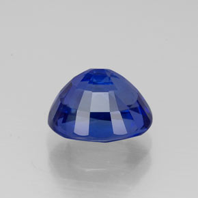 Safira azul natural 2,41ct, corte oval, VS