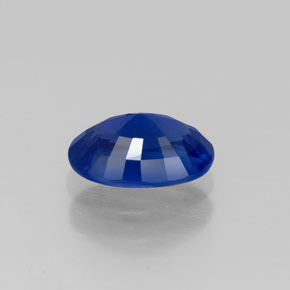Safira azul natural 1,07ct, corte oval, VVS-VS