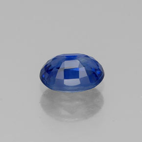 Safira azul natural 0,67ct, corte oval, VS-SI