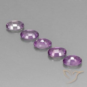 Pedras preciosas de Safira Roxo profundo natural de 2.98 ct, oval, VVS-VS
