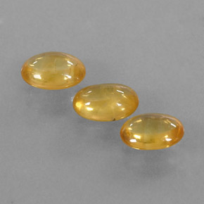 Pedras preciosas de safira amarelo natural de  ct, transparente, transparente/translúcido