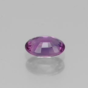 Safira violeta natural 0,55ct, corte oval, VVS-VS