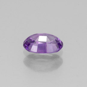 Safira violeta natural 0,54ct, corte oval, VVS-VS