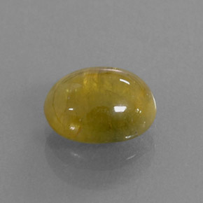 Safira amarelo natural 2,09ct, transparente, transparente/translúcido