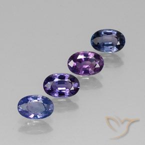 Pedras preciosas de Safira Multicolorido natural de 2.58 ct, oval, VVS-VS