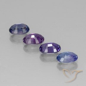 Pedras preciosas de Safira Multicolorido natural de 2.58 ct, oval, VVS-VS