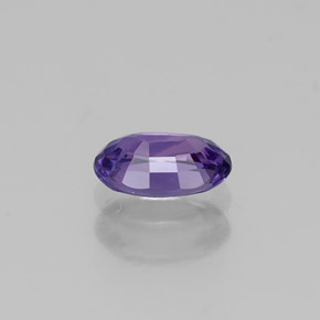 Safira violeta natural 0,59ct, corte oval, VS