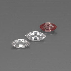 Pedras preciosas de safira multicolorido natural de  ct, marquise, VVS-VS