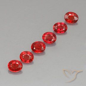 Pedras preciosas de safira laranja natural de 2,10 ct, corte oval, VVS-VS