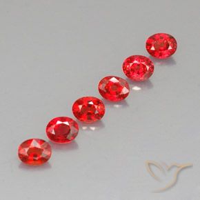 Pedras preciosas de safira laranja natural de 2,21 ct, corte oval, VVS-VS