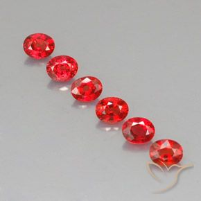 Pedras preciosas de safira laranja natural de 2,21 ct, corte oval, VVS-VS