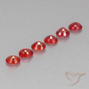 Pedras preciosas de safira laranja natural de 2,21 ct, corte oval, VVS-VS