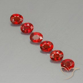1.81ctw Natural Vermelho brilhante Safira, oval, VVS-VS