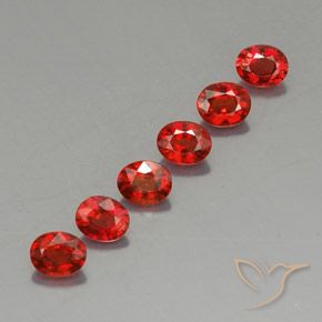 Pedras preciosas de safira laranja natural de 2,27 ct, corte oval, VVS-VS