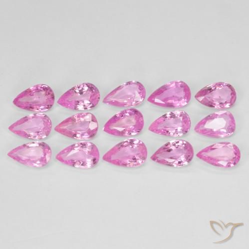 3.77ctw Natural Magenta Profundo Safira, Formato de pêra, VVS-VS