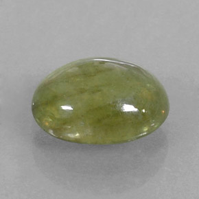 Safira verde natural 2,97ct, transparente, transparente/translúcido