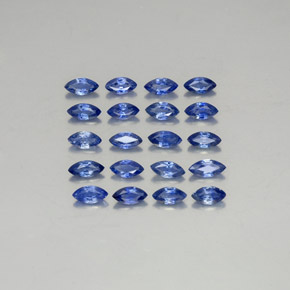 Pedras preciosas de safira azul natural de  ct, marquise, VVS-VS