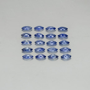 Pedras preciosas de safira azul natural de  ct, marquise, VVS-VS