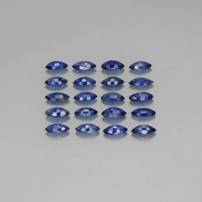 Pedras preciosas de safira azul natural de  ct, marquise, VVS-VS